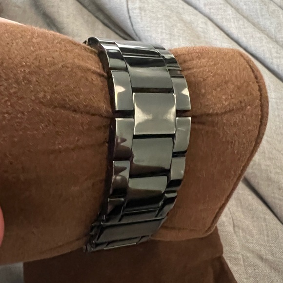 Micheal Kors Wren Chronograph Crystal Pave Dial Black Ion-plated watch - Picture 5 of 5